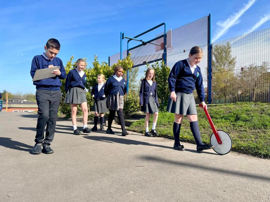 Maths outdoors Y5